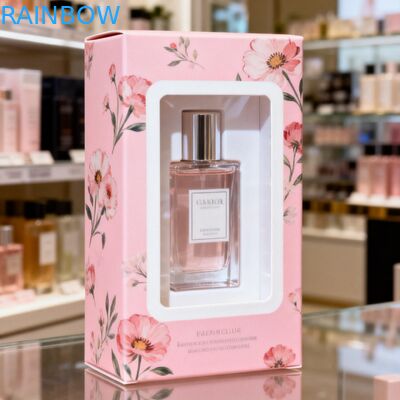 Προσαρμοσμένο φορητό χαρτο κουτί δώρο με διαφανές παράθυρο Κουτί δώρο για πάρτι Καραμέλες Κουκί ντόνατς Κουτί χαρτο κουτιά με λαβή