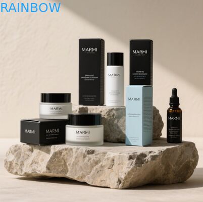 Προσαρμοσμένο πολυτελές κουτί αρώματος με πάχος 350g και θερμή σφραγίδα για συσκευασία δώρων Premium