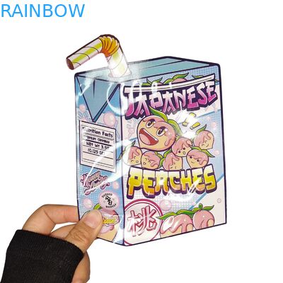 Τυποποιημένα με ειδικό σχήμα τσάντες για λουλούδια 3.5 7g Stand Up Child Proof Pouch με λογότυπο