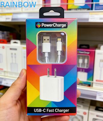 Προσαρμόσιμες διαστάσεις Χάρτινο κουτί με τελική επεξεργασία θερμής σφράγισης και πάχος 350g για συσκευασία Premium