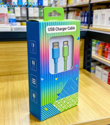 Προσαρμόσιμες διαστάσεις Χάρτινο κουτί με τελική επεξεργασία θερμής σφράγισης και πάχος 350g για συσκευασία Premium