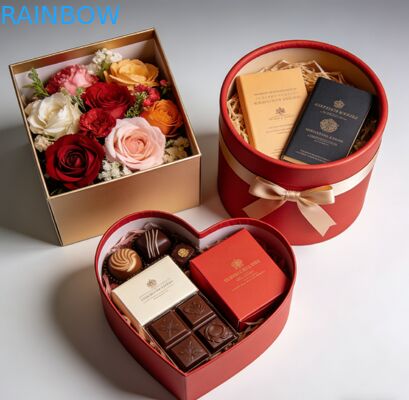 Προσαρμοσμένο Οικολογικό Αναδιπλούμενο Κουτί Δώρου από Χαρτόνι Πάχους 350g για Κοσμήματα, Ρούχα, Παπούτσια, Ρολόγια