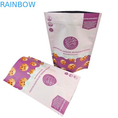 Σφραγισμένη Θερμότητας Ποιοτικός Έλεγχος Αδιάβροχη Προσαρμοσμένο Μέγεθος Στέκεται Όρθια Σακούλα Επανασφραγιζόμενη Σακούλα Τροφίμων