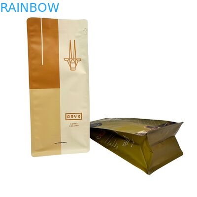 Φαγητό Αδιάβροχο Stand Up Pouch 120 μm για συσκευασία καφέ και σνακ