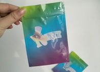 Πλαστικές σακούλες απόδειξης μυρωδιάς που συσκευάζουν Gravure τσαντών Runtz ζιζανίων την εκτύπωση με σαφώς το παράθυρο