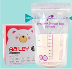 Επαναχρησιμοποιήσιμες πλαστικές σακούλες που συσκευάζουν τη συνήθεια προ - αποστειρωμένη αποθήκευση μητρικού γάλα μωρών