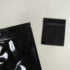 Επαναχρησιμοποιήσιμο βοτανικό θυμίαμα σακουλιών Bpa ελεύθερο μαύρο που συσκευάζει τις στιλπνές τσάντες φερμουάρ φύλλων αλουμινίου αλουμινίου