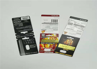 Αρσενική συσκευασία καψών ανυψωτών καρτών εγγράφου σφράγισης φύλλων αλουμινίου ολογραμμάτων για τα χάπια