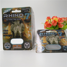 Ρινοκέρων συσκευάζοντας ρινόκερος 9K/7/12 καρτών φουσκαλών σειράς τρισδιάστατος για την αρσενική κάψα χαπιών αυξήσεων