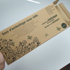 Ανακυκλώσιμο διπλώνοντας καφετί έγγραφο της Kraft χαρτοκιβωτίων που συσκευάζει την προσαρμοσμένη εκτύπωση ανθεκτική