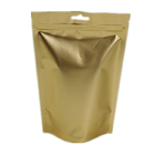 Η Resealable πλαστική στάση επάνω στη συσκευασία καφέ σακουλών τοποθετεί το χρυσό φύλλο αλουμινίου αργιλίου σε σάκκο