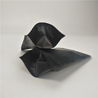 Μαύρη συσκευασία πλαστικών σακουλών φερμουάρ CMYK μεταλλινών διπλή