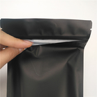 Μαύρη συσκευασία πλαστικών σακουλών φερμουάρ CMYK μεταλλινών διπλή