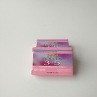 Ανακυκλωμένοι λογότυπο καλλυντικοί φακοί επαφής συνήθειας που συσκευάζουν εγγράφου ορθογώνιο Makeup χαπιών κιβωτίων το στιλπνό έγγραφο Β συσκευασίας Eyelash