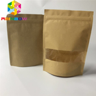 Ziplock βαθμού τροφίμων Resealable τσάντα της Λευκής Βίβλου τσαντών εγγράφου με τη φιλική προς το περιβάλλον συσκευάζοντας σακούλα παραθύρων για το τσάι