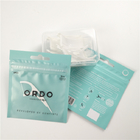 Το χαμηλό σαφές μπροστινό οδοντικό νήμα MOQ κρεμά την πλαστική συσκευασία τσαντών φερμουάρ φύλλων αλουμινίου αργιλίου τσαντών συσκευασίας τρυπών