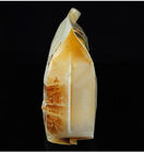 Καφετιές προσαρμοσμένες η Kraft τσάντες εγγράφου φερμουάρ που τυπώνουν με για το ψωμί/το φασόλι