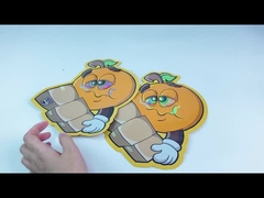 Η ολογράφή συνήθεια διαμόρφωσε τεμαχισμένες τσάντες σακούλες συσκευασίας τροφίμων αφής 3.5g αργιλίου τις μαλακές Mylar