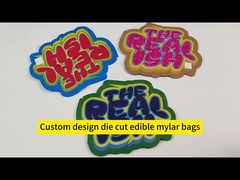 Προσαρμοσμένη Εκτύπωση Ανθεκτική Ziplock 3.5g Θήκη Αδιάβροχη για Οσμές Ασφαλείας για Παιδιά Edible Mylar bag