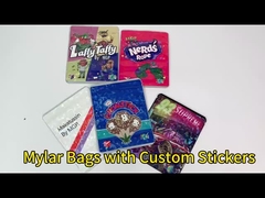 Προσαρμοσμένο λογότυπο Τυπωμένα 3.5g σακούλες Mylar