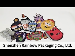 Προσαρμοσμένες Τυπωμένες 3.5g Ειδικές Τσάντες Mylar Ακανόνιστου Σχήματος με Ειδική Κοπή