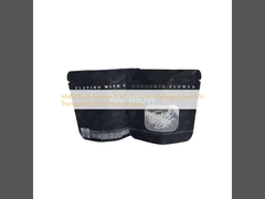 Μαύρες Ματ Επιφάνειας Πλαστικές Θήκες Συσκευασίας Σημειακή UV Διαφανές Διαυγές Μπροστινό Παράθυρο