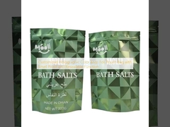 Προσαρμοσμένες ολογραφικές χρωματικές τσάντες Φόλιο τσάντα τσάντα με μυρωδιά απόδειξη και επανακλειδώσιμο λειτουργία