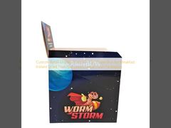 Προσαρμοσμένη Αναδιπλούμενη Χάρτινη Συσκευασία Λιανικής 3.5g για Πρωινό, Στιγμιαία Αποξηραμένα Φρούτα, Ξηρούς Καρπούς, Δημητριακά, Τρόφιμα