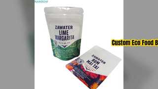 Προσαρμοσμένες ανακυκλωμένες πλαστικές σακούλες τροφίμων