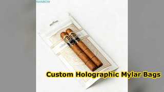 Προσαρμοσμένες Holographic Mylar Bags - Επανασφραγιζόμενες & Βιοδιασπώμενες