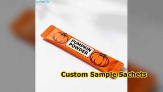 Προσαρμοσμένα φακελάκια δειγμάτων καλλυντικών φιλική προς το περιβάλλον Συσκευασία