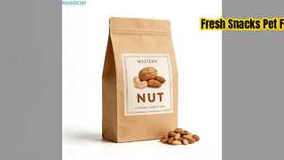 Προσαρμοσμένες τσάντες σνακ Αδιάβροχες συσκευασίες τροφών για κατοικίδια