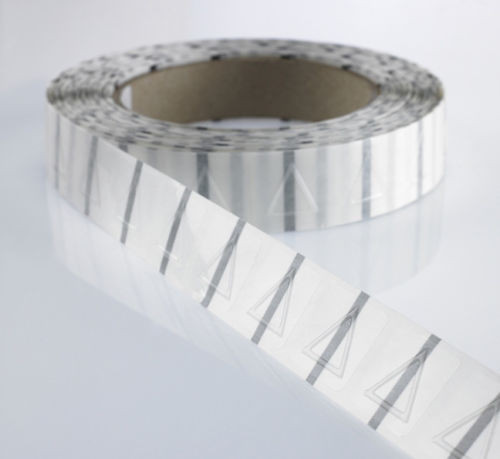 Το ανακυκλώσιμο σαφές τρίγωνο συρρικνώνεται την αφής προειδοποίηση ετικετών μανικιών για Blindman/τις αυτοκόλλητες ετικέττες