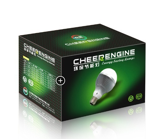 Eco - φιλικό οδηγημένο συσκευάζοντας κιβώτιο εγγράφου λαμπών φωτός με τυπωμένο το συνήθεια λογότυπο