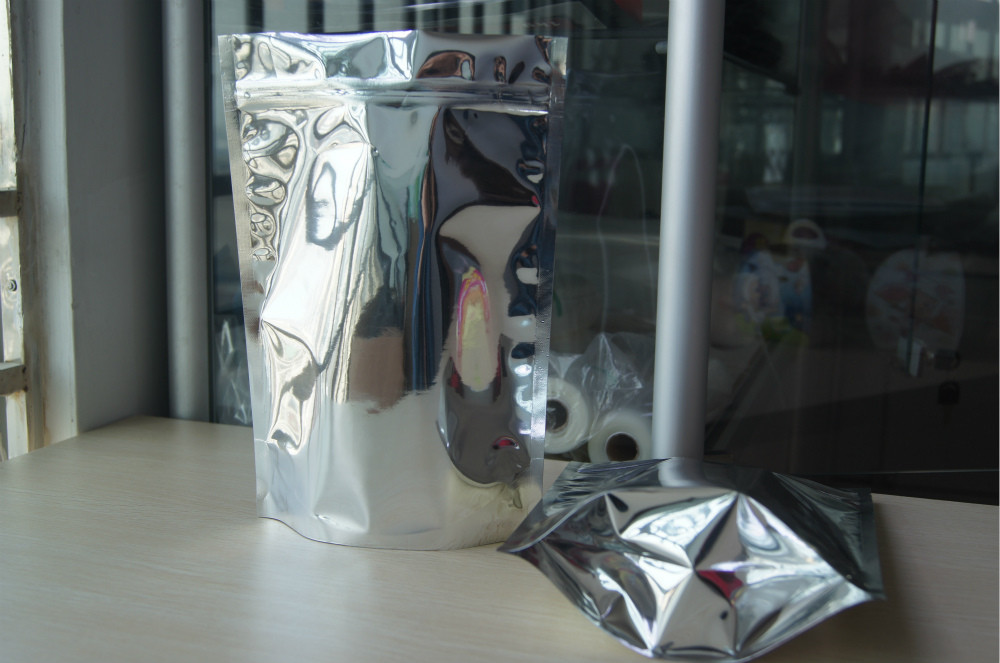 Προσαρμοσμένες σαφείς Ziplock φύλλων αλουμινίου αργιλίου τσάντες/στάση επάνω στη συσκευασία σακουλών φύλλων αλουμινίου