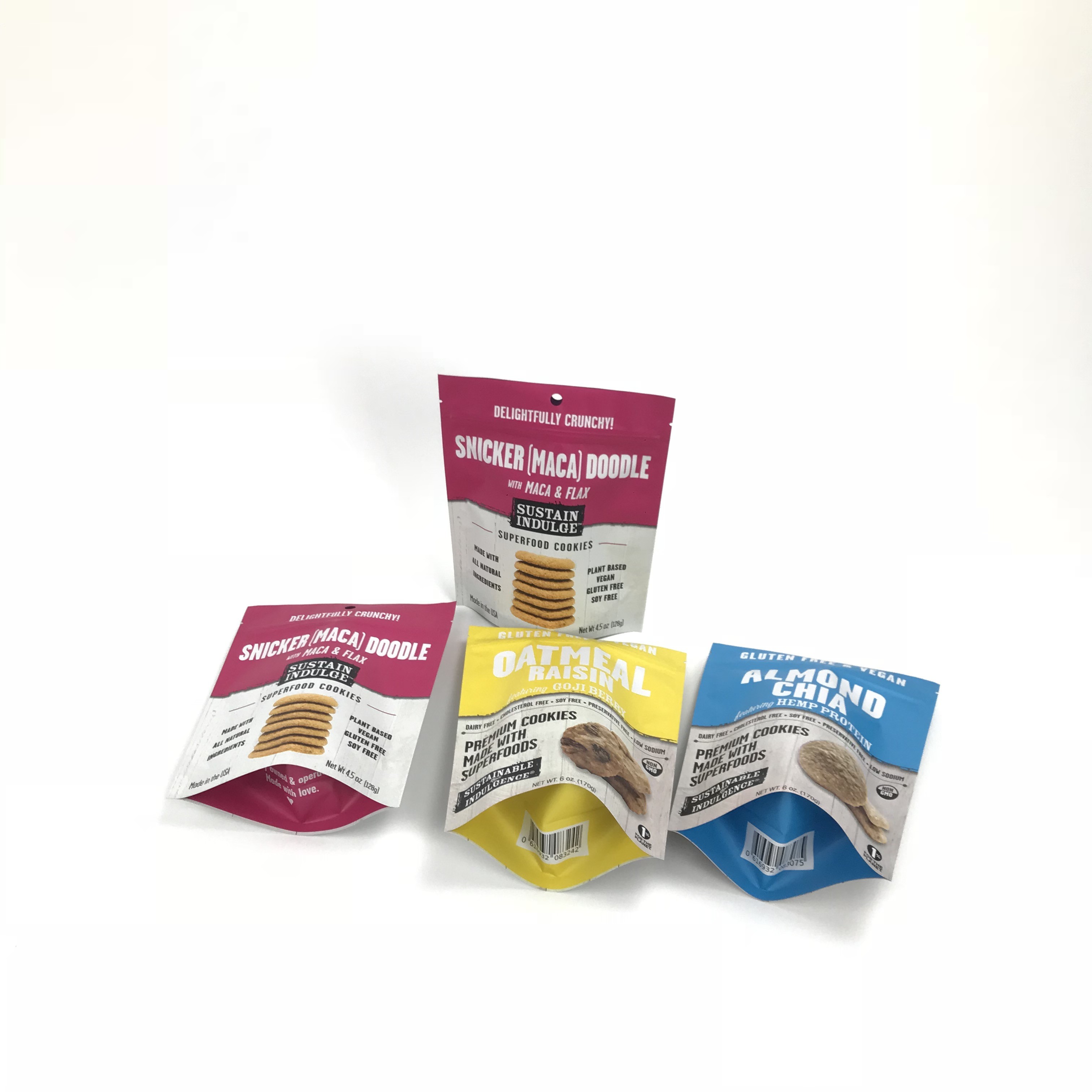 3.5g Ziplock απόδειξης μυρωδιάς στάση επάνω στην πλαστική συσκευάζοντας σακούλα μπισκότων καραμελών ζάχαρης σακουλών