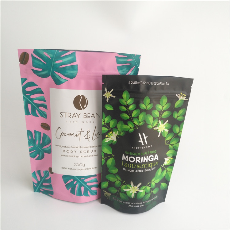 Στάση καφέ CBD επάνω στο πλαστικό PE 50 τσαντών 3.5g Mylar - πάχος 200microns