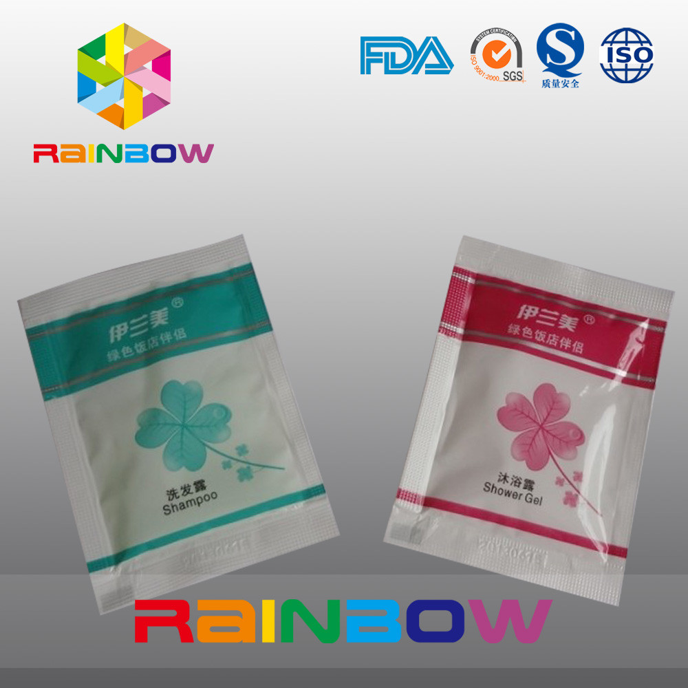 Τρία - η πλευρά σφράγισε την καλλυντική συσκευάζοντας τσάντα σακουλών για τη συσκευασία πηκτωμάτων σαμπουάν/ντους