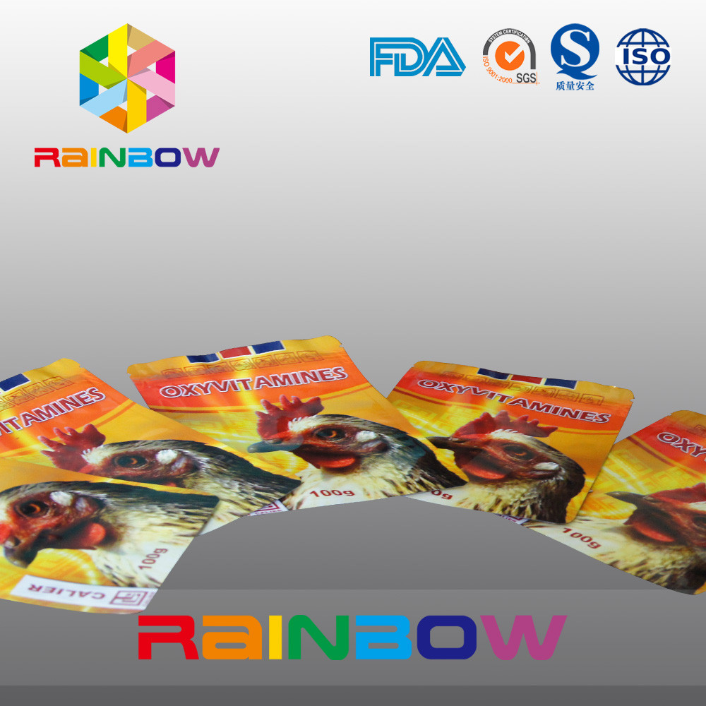 Gravure σακούλα τροφίμων της Pet εκτύπωσης με το φερμουάρ/σχετικά με - Sealable τσάντα ζωικών τροφίμων