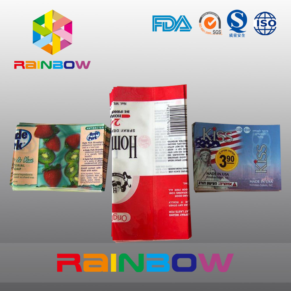 Το αδιάβροχο τυπωμένο PVC/η θερμότητα της PET συρρικνώνεται τις ετικέτες μανικιών για το μπουκάλι