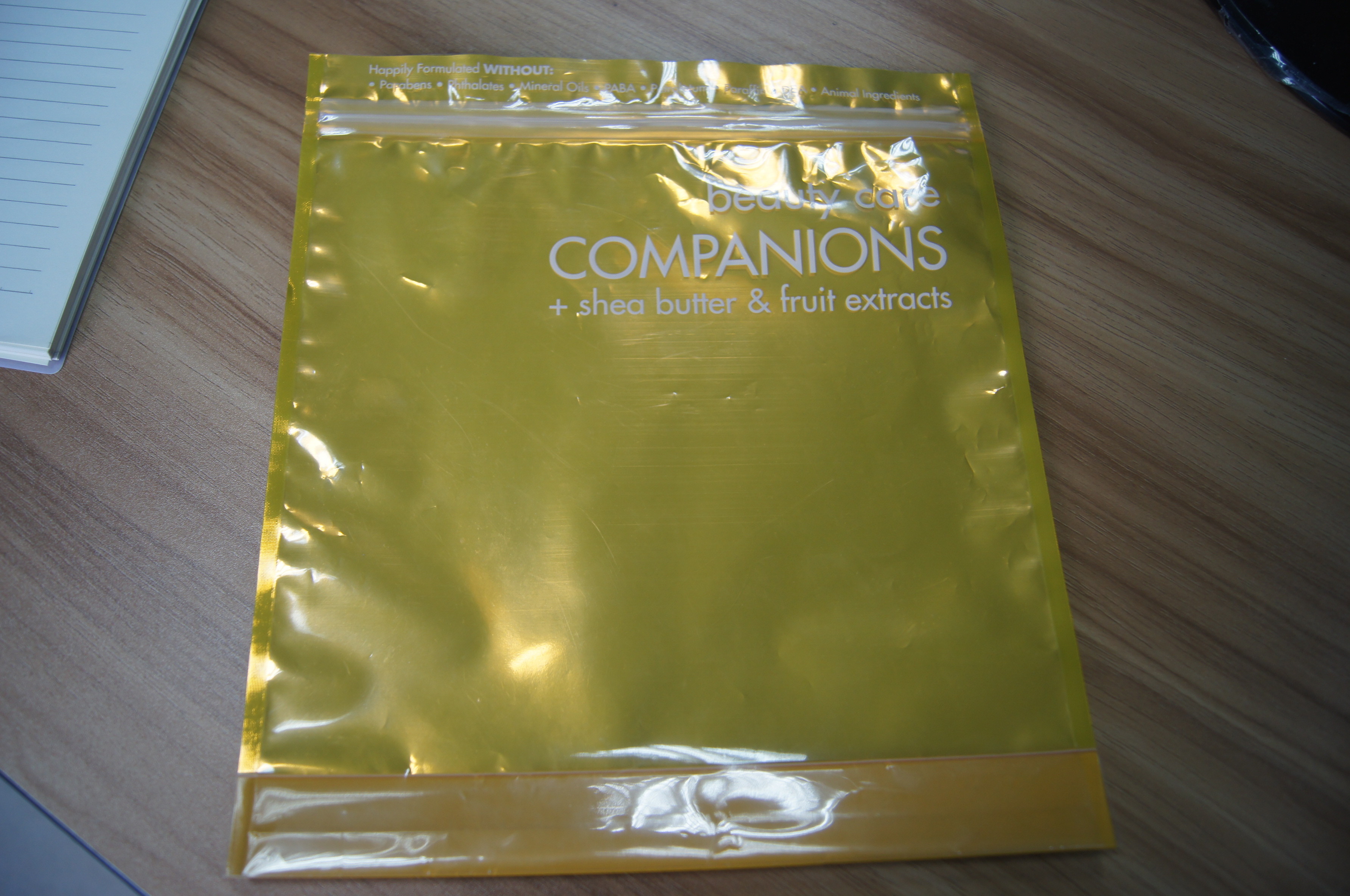 Διαφανής μπροστινή πλαστική καλλυντική συσκευάζοντας τσάντα επίδειξης με το φερμουάρ