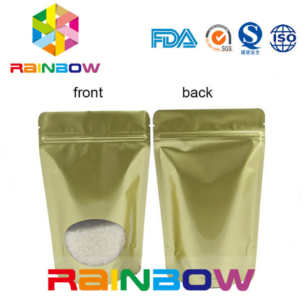 Το Resealable φύλλων αλουμινίου φύλλο αλουμινίου θάλασσας θερμότητας σακουλών συσκευάζοντας σχολιάζει τις μαύρες τσάντες κλειδαριών φερμουάρ Mylar