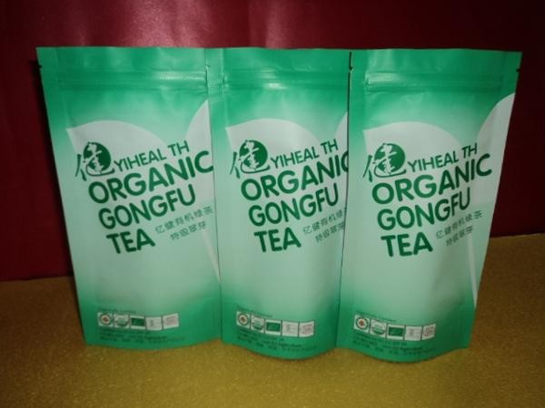 Χαριτωμένο κυρτό Lipton PET/συσκευάζοντας στάση Up/stand τσαντών τσαγιού VMPET/PE επάνω στην τσάντα για το τσάι