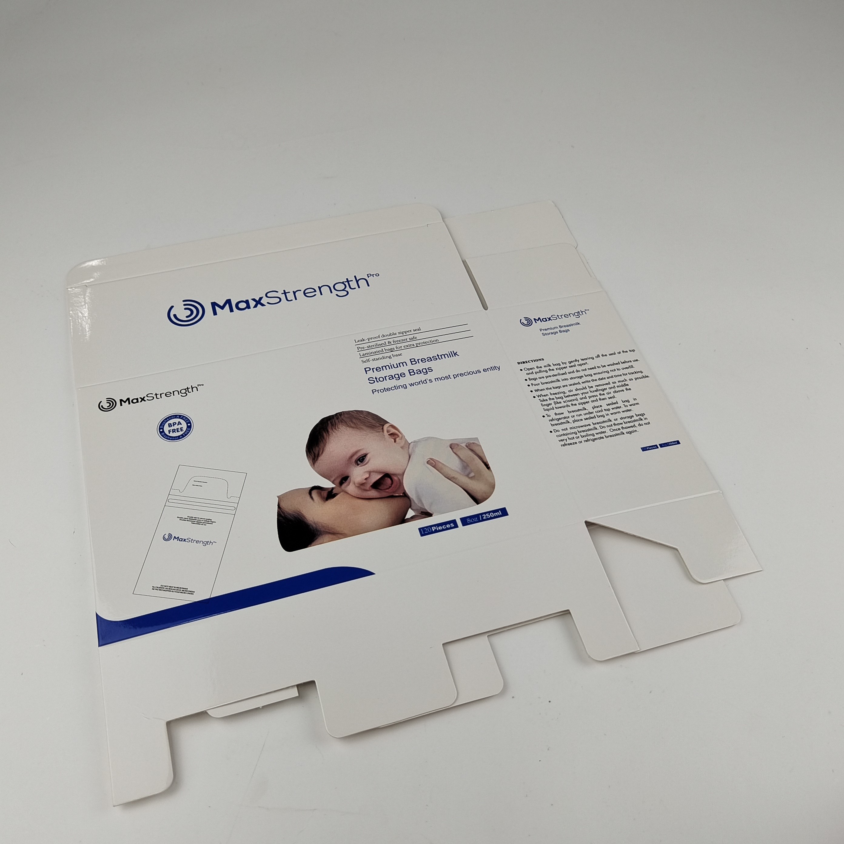 400g το χαρτονένιο κιβώτιο αποθήκευσης προσάρμοσε το ορθογώνιο κιβώτιο συσκευασίας γάλακτος