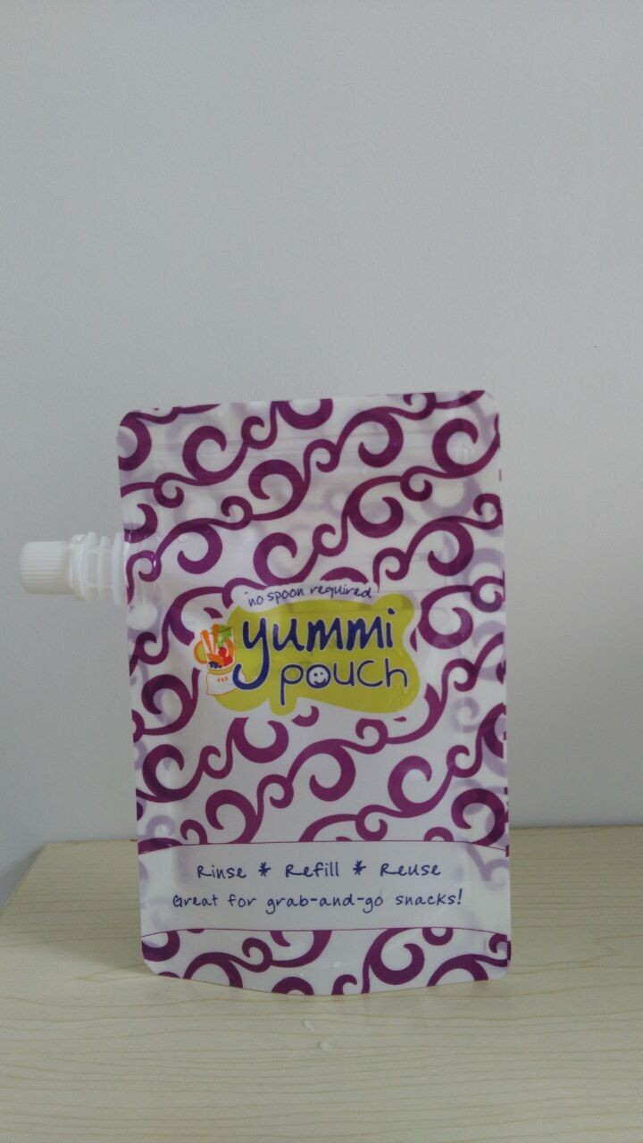 Προσαρμοσμένη ελεύθερη στάση 5oz BPA επάνω στη σακούλα παιδικών τροφών με Ziplock
