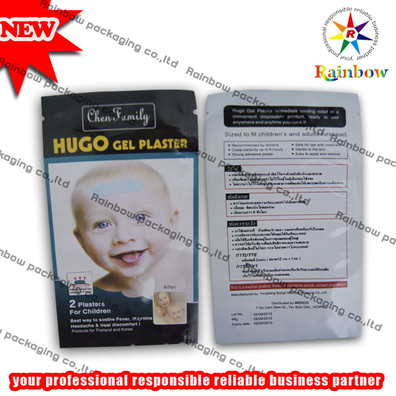 Στάση φύλλων αλουμινίου επάνω ανακυκλωμένη στη σακούλες Ziplock φύλλων αλουμινίου υγρασία - απόδειξη για τα τρόφιμα