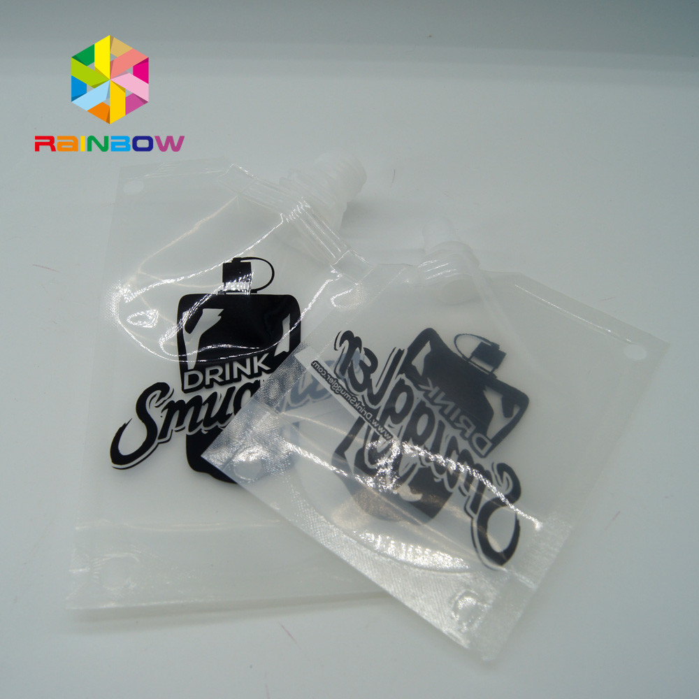 Ελεύθερες 4 OZ/8OZ φιάλη κρασιού μη διαρροής BPA επαναχρησιμοποιήσιμες διαφανείς πλαστικές/σακούλα ποτού