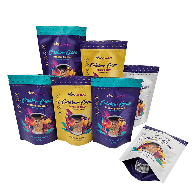 Προσαρμοσμένη εδώδιμη συσκευάζοντας στάση επάνω στην τσάντα σακουλών με την απόδειξη μυρωδιάς φερμουάρ