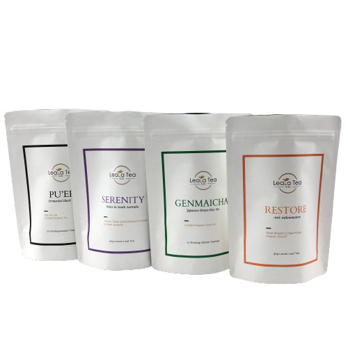 Άσπρη απόδειξη μυρωδιάς τσαντών φύλλων αλουμινίου αργιλίου Mylar τσαγιού φασολιών καφέ λογότυπων συνήθειας