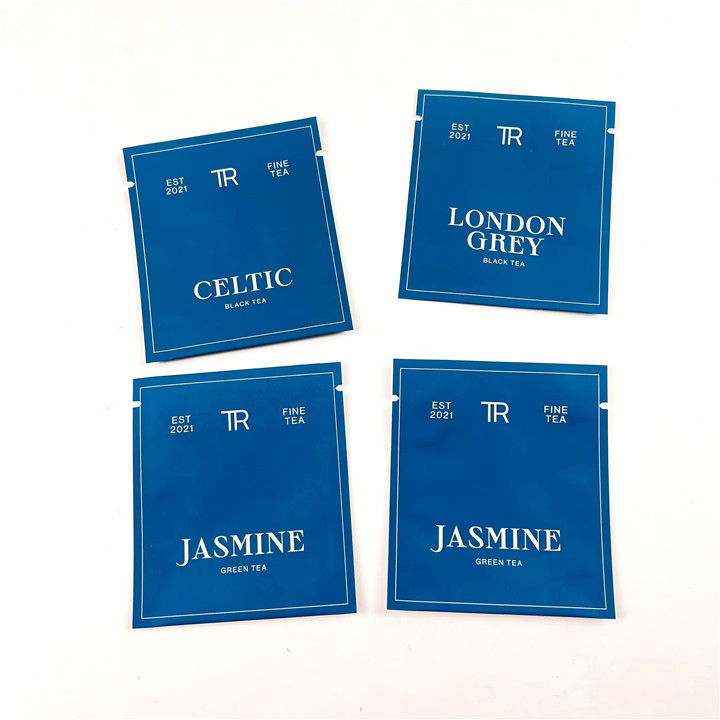 500Ppcs οι συσκευάζοντας τσάντες Mylar εκτύπωσης για το μαύρο πράσινο τσάι συγκολλούν τις σακούλες με θερμότητα